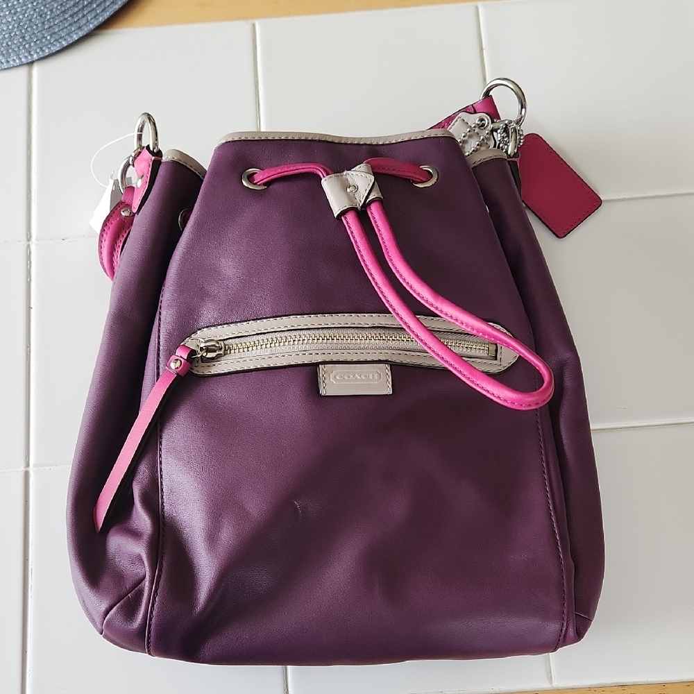 Coach Purple and Pink Women's Bag